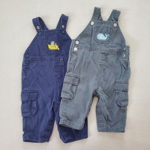 Embroidered overalls bundle 6 months